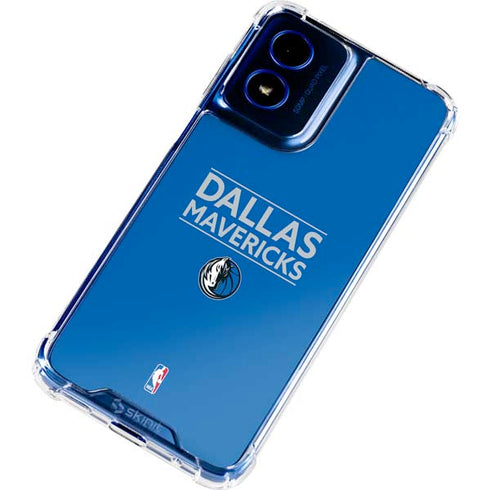 NBA Dallas Mavericks Standard - Light Blue Moto G 5G (2024) Clear Case